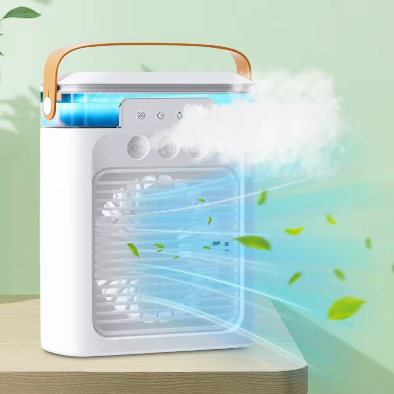 Mini Climatiseur Portable 3-en-1 – Rafraîchissez-vous en un instant !