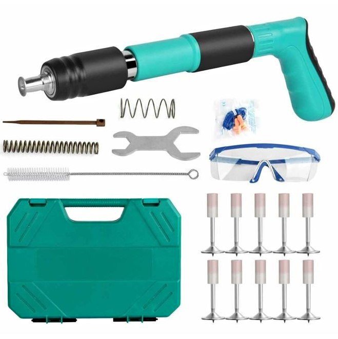 Mini Pistolet à Clous – L’Outil Ultime pour Fixer sur Mur en Ciment, Béton, Brique et même Métal