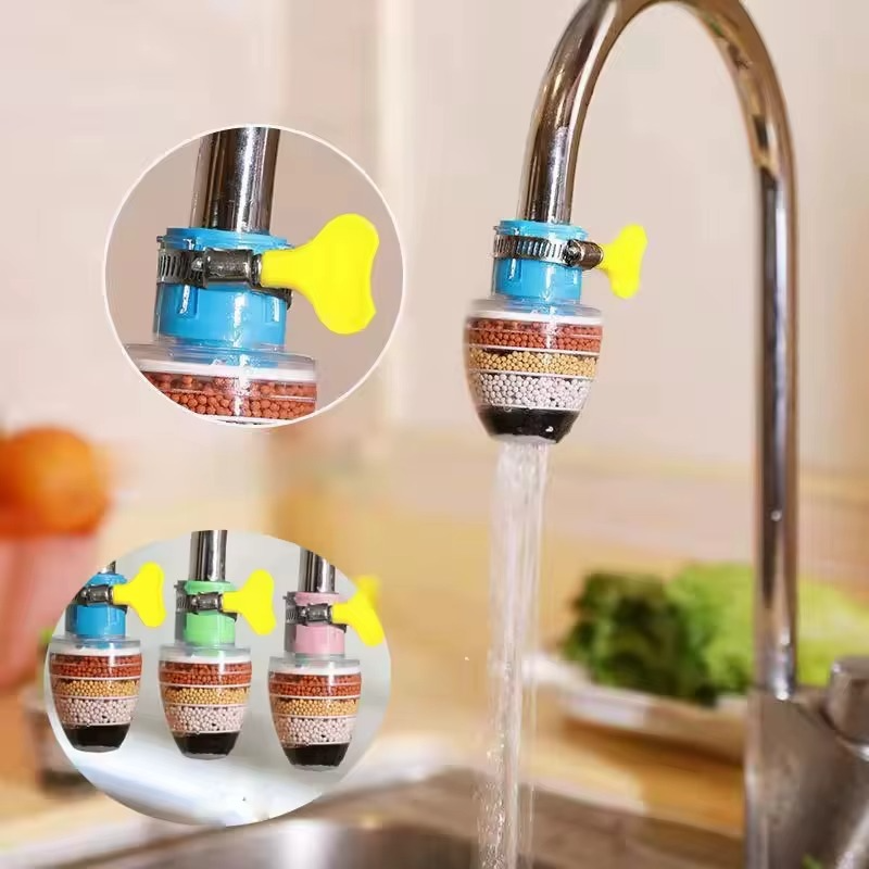 Pack de 3 – Purificateur de Robinet Universel 5 Couches | Anti-Éclaboussures & Filtration Avancée