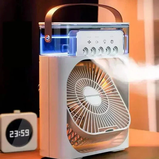Mini Climatiseur Portable 3-en-1 – Rafraîchissez-vous en un instant !