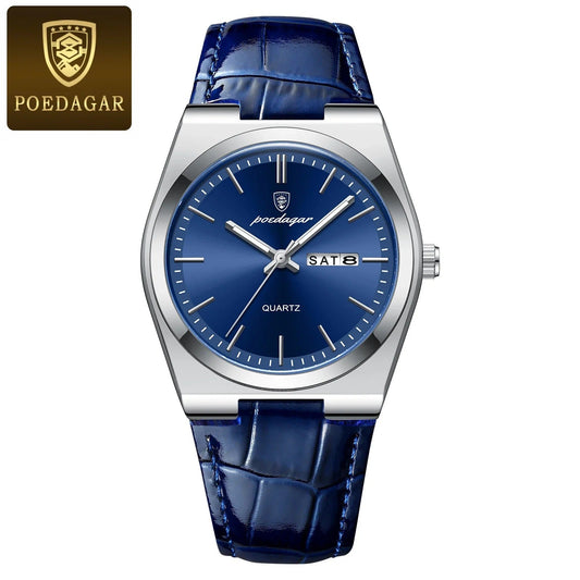 Montre de Luxe POEDAGAR – Élégance, Fiabilité et Confort au Poignet