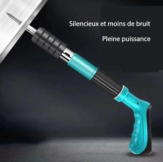 Mini Pistolet à Clous – L’Outil Ultime pour Fixer sur Mur en Ciment, Béton, Brique et même Métal